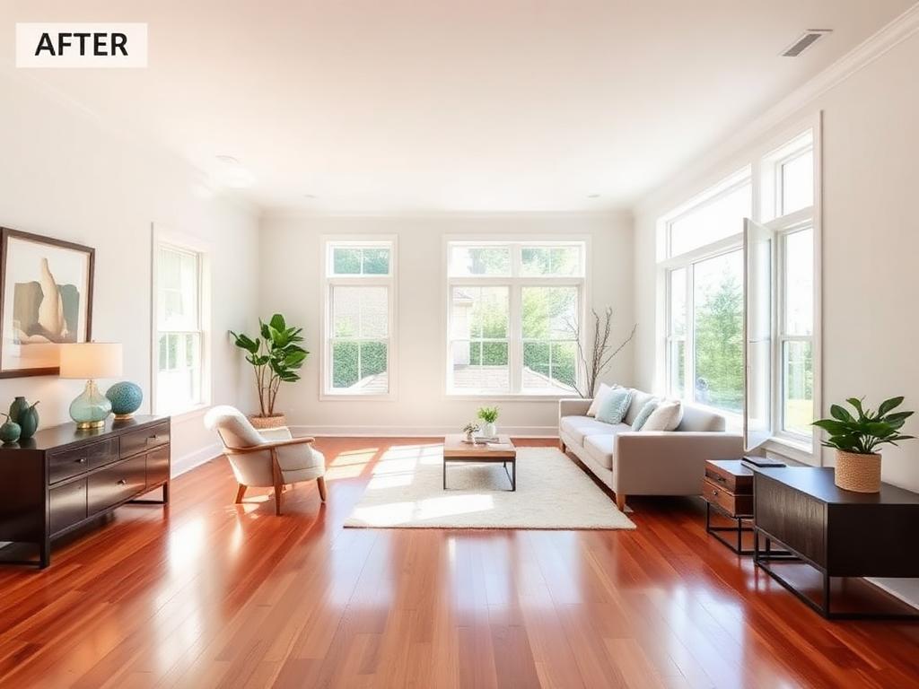 Living room refresh — after