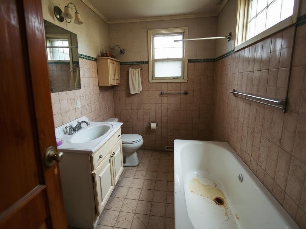 Bathroom renovation — before